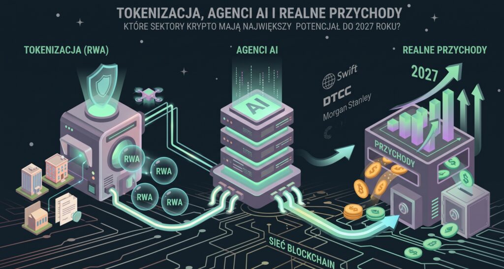 Tokenizacja, agenci AI i realne przychody: które sektory krypto mają największy potencjał do 2027 roku?